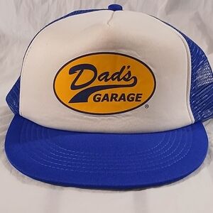 Dad Hat Blue and White Trucker Hat One Size Fit All